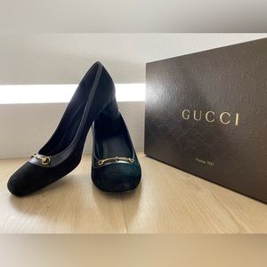 Gucci Kid Scamosciato/Nappa Charlotte Size 38
